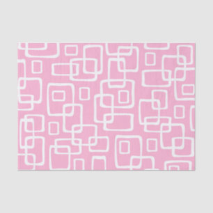 Papier Mousseline Motif Abstrait moderne rétro du milieu du siècle