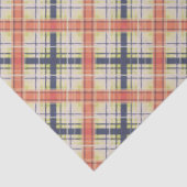 Papier Mousseline Motif abstrait sans à damiers plaid (Détail)