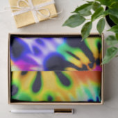 Papier Mousseline Motif Abstrait Tie Dye Adire (Cadeau)