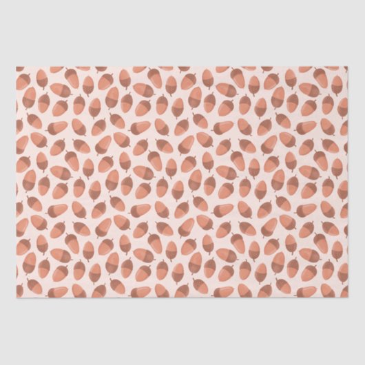 Papier Mousseline Motif Acorn (Recto)