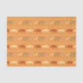 Papier Mousseline Motif africain (Recto)