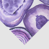 Papier Mousseline Motif agate violet (Détail)