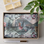 Papier Mousseline Motif Alice au Pays des Merveilles (Cadeau)