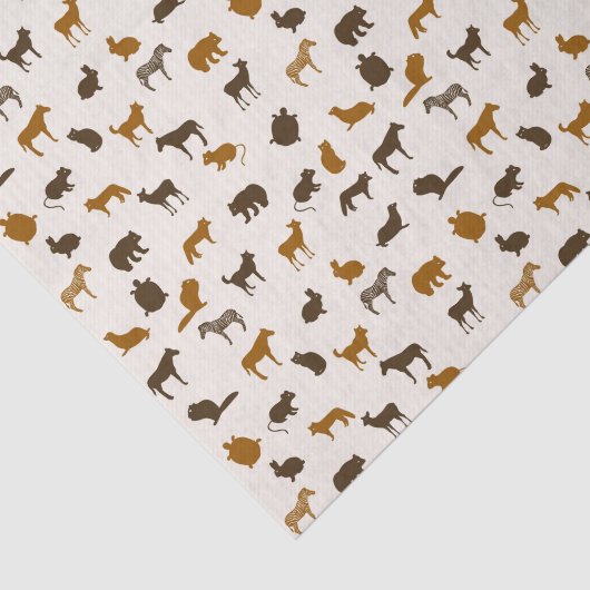 Papier Mousseline Motif animal 1 (Détail)