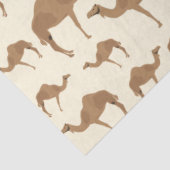 Papier Mousseline Motif animal chameau (Détail)