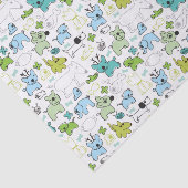 Papier Mousseline motif animal d'arrière - plan d'enfants (Détail)