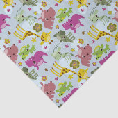 Papier Mousseline motif animal de safari (Détail)