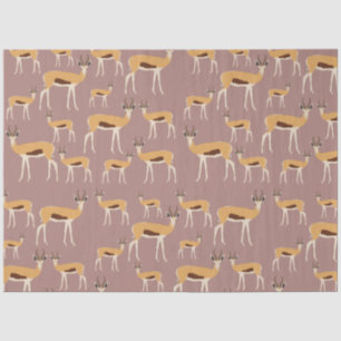 Papier Mousseline Motif animal sauvage d'Antelope