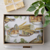 Papier Mousseline Motif aquarelle pour amateur de bière (Cadeau)