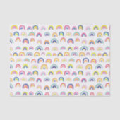 Papier Mousseline Motif arc-en-ciel (Recto)