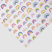 Papier Mousseline Motif arc-en-ciel (Détail)