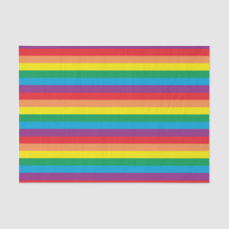 Papier Mousseline Motif arc-en-ciel simple