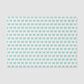 Papier Mousseline Motif arc en vichy blanc vert (Recto)