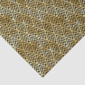 Papier Mousseline Motif Art déco Gold et Black Diamond (Détail)