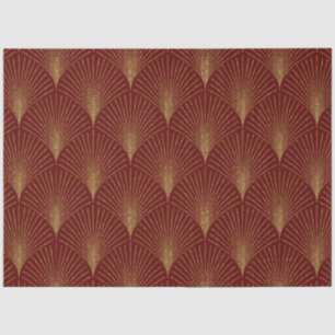 Papier Mousseline Motif Art déco or sur Arrière - plan bourguignon