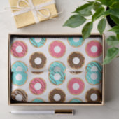 Papier Mousseline Motif Assorti Donuts (Cadeau)