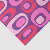 Papier Mousseline Motif atomique moderne du milieu du siècle rétro (Détail)