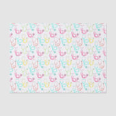 Papier Mousseline Motif au néon de stéthoscope (Recto)