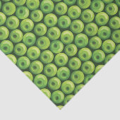 Papier Mousseline Motif aux pommes vertes (Détail)