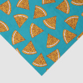 Papier Mousseline Motif avec coin orange (Détail)