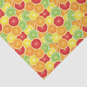 Papier Mousseline Motif avec des agrumes (Détail)