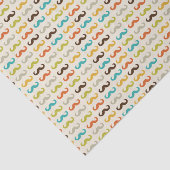 Papier Mousseline Motif avec la moustache (Détail)