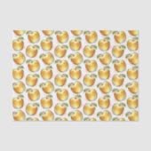 Papier Mousseline Motif avec la pomme jaune (Recto)