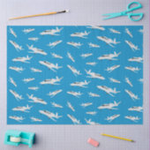 Papier Mousseline Motif avion à réaction (Artisanat)