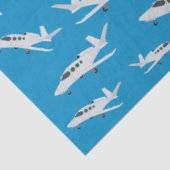 Papier Mousseline Motif avion à réaction (Détail)