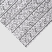 Papier Mousseline Motif aztèque géométrique abstrait 2 (Détail)