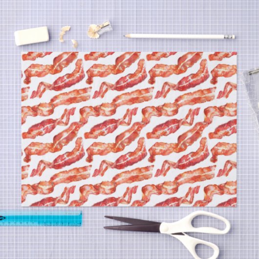 Papier Mousseline Motif Bacon (Artisanat)