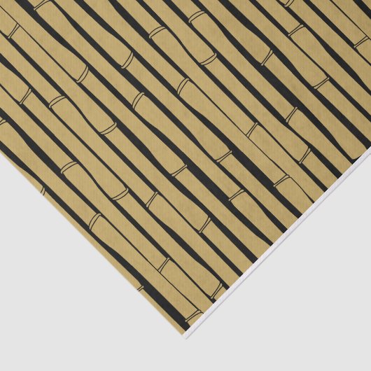 Papier Mousseline Motif bambou (Détail)