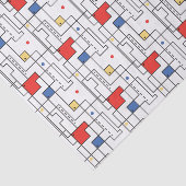 Papier Mousseline Motif Bauhaus (Détail)