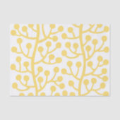 Papier Mousseline Motif Berry Vine (Recto)