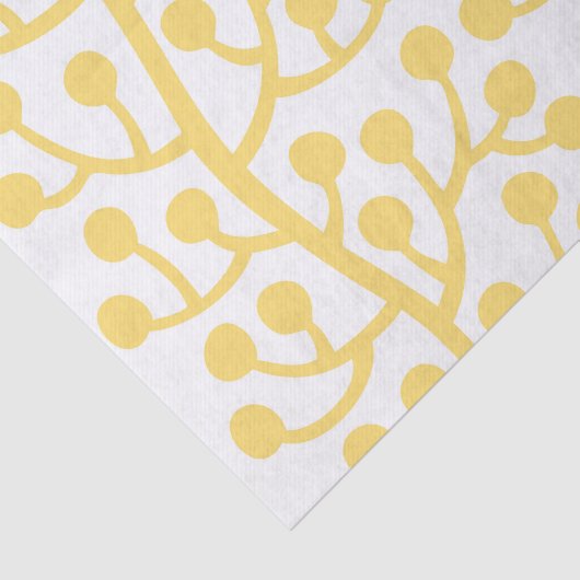 Papier Mousseline Motif Berry Vine (Détail)