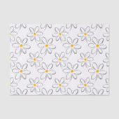 Papier Mousseline Motif blanc (Recto)