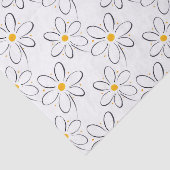 Papier Mousseline Motif blanc (Détail)