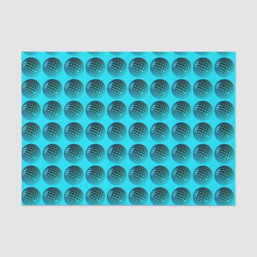 Papier Mousseline Motif bleu (Recto)