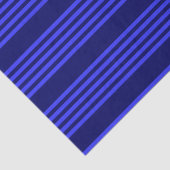 Papier Mousseline Motif bleu cinq bandes (Détail)