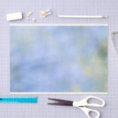 Papier Mousseline Motif Bleu Jaune Abstrait Décontracté (Artisanat)