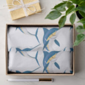 Papier Mousseline Motif Blue Marlin (Cadeau)