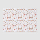 Papier Mousseline Motif Boho (Recto)