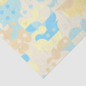 Papier Mousseline Motif Boho (Détail)