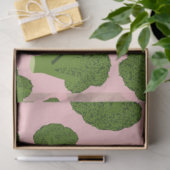 Papier Mousseline Motif Broccoli (Cadeau)