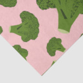 Papier Mousseline Motif Broccoli (Détail)