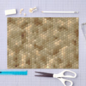 Papier Mousseline Motif Brown de peau de serpent (Artisanat)