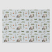 Papier Mousseline Motif Cabine de couleur d'eau (Recto)