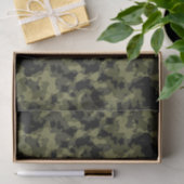 Papier Mousseline Motif Camo (Cadeau)