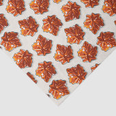 Papier Mousseline Motif canadien de sirop d'érable (Détail)