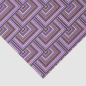 Papier Mousseline Motif carré rayures (Détail)